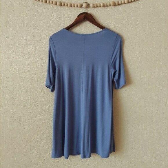 Eileen Fisher Periwinkle Jersey Tunic Top XS NWT - Picture 3 of 9